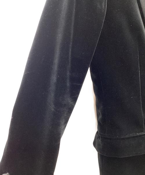 White Label（ホワイトレーベル）White Label (ホワイトレーベル) ベロアジャケット ブラック サイズ:46の古着・服飾アイテム