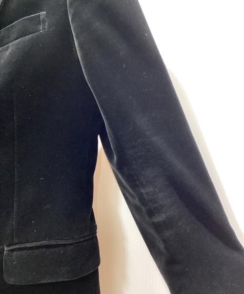 White Label（ホワイトレーベル）White Label (ホワイトレーベル) ベロアジャケット ブラック サイズ:46の古着・服飾アイテム
