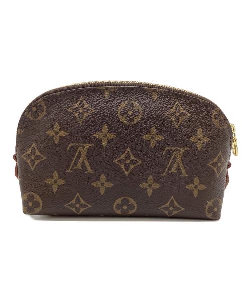 LOUIS VUITTON（ルイ ヴィトン）LOUIS VUITTON (ルイ ヴィトン) Louis Vuitton　ポシェット･コスメティック PM ブラウンの古着・服飾アイテム