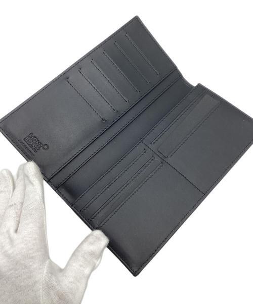 MONTBLANC（モンブラン）MONTBLANC (モンブラン) 二つ折り札入れ ブラックの古着・服飾アイテム