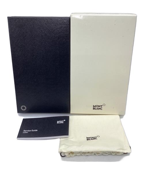 MONTBLANC（モンブラン）MONTBLANC (モンブラン) 二つ折り札入れ ブラックの古着・服飾アイテム