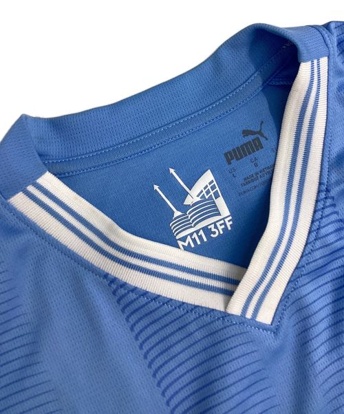 PUMA（プーマ）PUMA (プーマ) マンチェスターシティレプリカシャツ ブルー サイズ:Lの古着・服飾アイテム