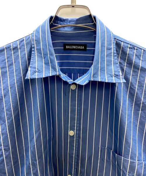 BALENCIAGA（バレンシアガ）BALENCIAGA (バレンシアガ) 長袖シャツ ブルー サイズ:37の古着・服飾アイテム