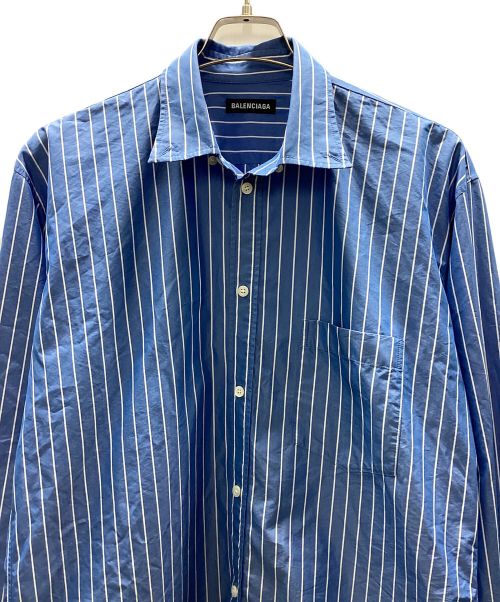 BALENCIAGA（バレンシアガ）BALENCIAGA (バレンシアガ) 長袖シャツ ブルー サイズ:37の古着・服飾アイテム
