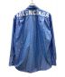 BALENCIAGA (バレンシアガ) 長袖シャツ ブルー サイズ:37：34000円