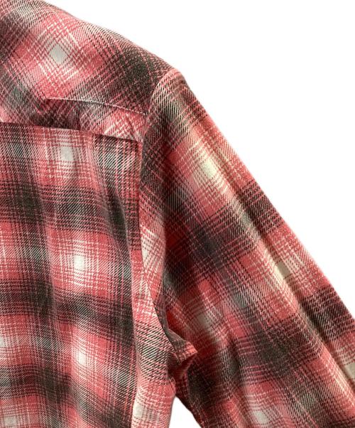 n(n) by NUMBER (N)INE（エヌエヌバイナンバーナイン）n(n) by NUMBER (N)INE (エヌエヌバイナンバーナイン) チェックシャツ ピンク×ブラウン サイズ:Mの古着・服飾アイテム