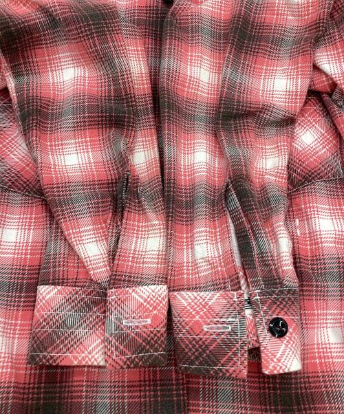 n(n) by NUMBER (N)INE（エヌエヌバイナンバーナイン）n(n) by NUMBER (N)INE (エヌエヌバイナンバーナイン) チェックシャツ ピンク×ブラウン サイズ:Mの古着・服飾アイテム