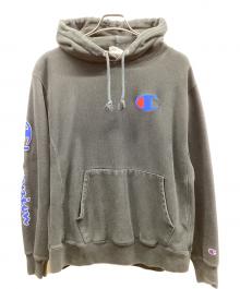 Champion REVERSE WEAVE（チャンピオン リバース ウィーブ）の古着「プルオーバーパーカー」｜ブラック