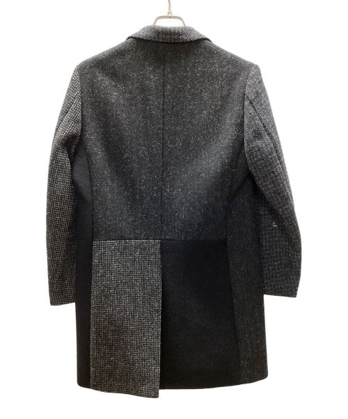 BEAUTY&YOUTH（ビューティーアンドユース）BEAUTY&YOUTH (ビューティーアンドユース) Harris Tweed (ハリスツイード) チェスターコート ブラック サイズ:Sの古着・服飾アイテム