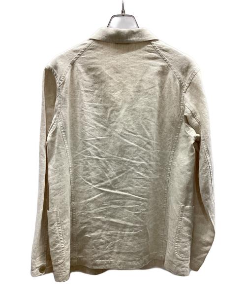 ARTS&SCIENCE（アーツアンドサイエンス）ARTS&SCIENCE (アーツアンドサイエンス) シャンブレー ヘンプジャケット ベージュ サイズ:2の古着・服飾アイテム