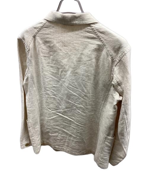 ARTS&SCIENCE（アーツアンドサイエンス）ARTS&SCIENCE (アーツアンドサイエンス) シャンブレー ヘンプジャケット ベージュ サイズ:2の古着・服飾アイテム