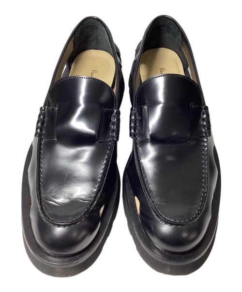 PAUL SMITH（ポールスミス）Paul Smith (ポールスミス) カットアウトレザーローファー ブラック サイズ:42の古着・服飾アイテム