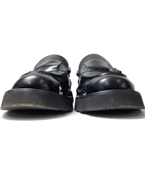 PAUL SMITH（ポールスミス）Paul Smith (ポールスミス) カットアウトレザーローファー ブラック サイズ:42の古着・服飾アイテム