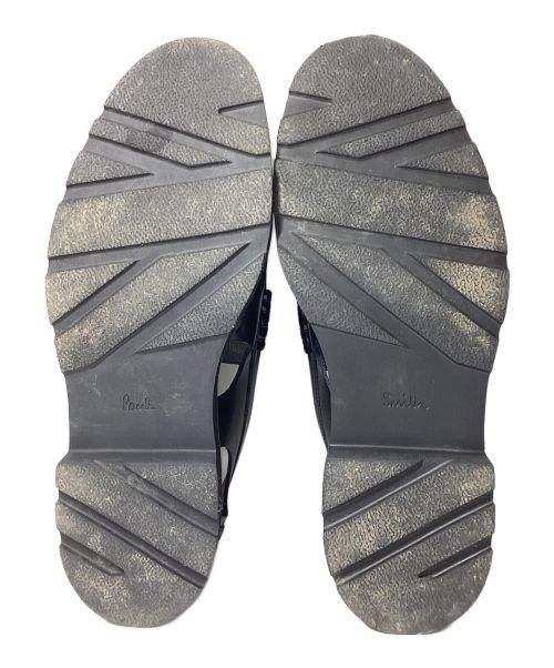 PAUL SMITH（ポールスミス）Paul Smith (ポールスミス) カットアウトレザーローファー ブラック サイズ:42の古着・服飾アイテム