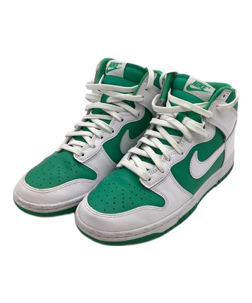 NIKE（ナイキ）NIKE (ナイキ) NIKE DUNKHI RETRO BTTYS グリーン×ホワイト サイズ:25の古着・服飾アイテム