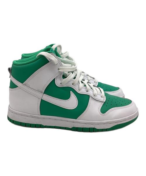 NIKE（ナイキ）NIKE (ナイキ) NIKE DUNKHI RETRO BTTYS グリーン×ホワイト サイズ:25の古着・服飾アイテム