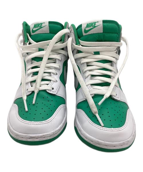 NIKE（ナイキ）NIKE (ナイキ) NIKE DUNKHI RETRO BTTYS グリーン×ホワイト サイズ:25の古着・服飾アイテム