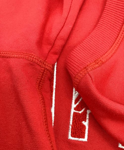 LOUIS VUITTON（ルイ ヴィトン）LOUIS VUITTON (ルイ ヴィトン) SUPREME (シュプリーム) Arc Logo Crewneck レッド サイズ:Lの古着・服飾アイテム