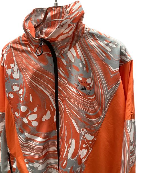 adidas（アディダス）adidas (アディダス) STELLA McCARTNEY (ステラマッカートニー) ウーブン トラックトップ オレンジ×ホワイト サイズ:XL 未使用品の古着・服飾アイテム