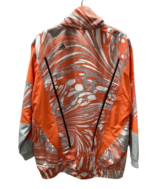 adidas（アディダス）adidas (アディダス) STELLA McCARTNEY (ステラマッカートニー) ウーブン トラックトップ オレンジ×ホワイト サイズ:XL 未使用品の古着・服飾アイテム