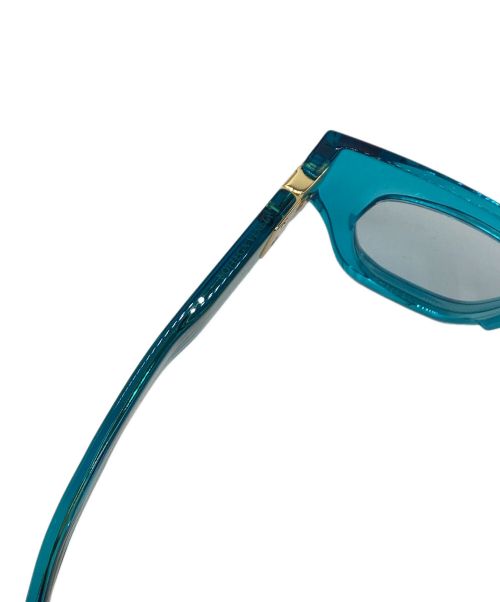 BOTTEGA VENETA（ボッテガベネタ）BOTTEGA VENETA (ボッテガベネタ) ワイドフレームクリアサングラス スカイブルーの古着・服飾アイテム