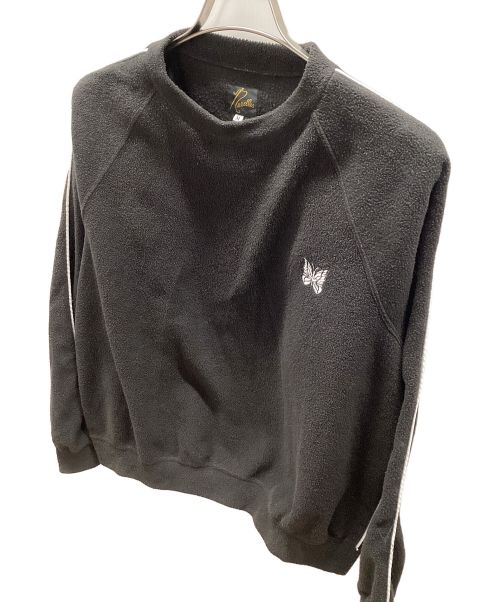 Needles（ニードルズ）Needles (ニードルズ) フリースクルーネックシャツ ブラック サイズ:Mの古着・服飾アイテム