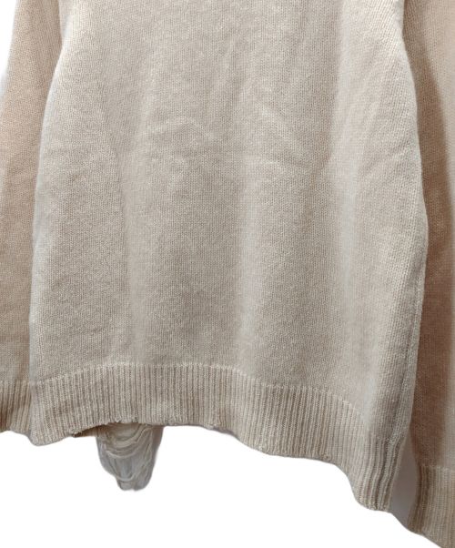 Maison Margiela（メゾンマルジェラ）Maison Margiela (メゾンマルジェラ) デストロイニット アイボリー サイズ:Sの古着・服飾アイテム