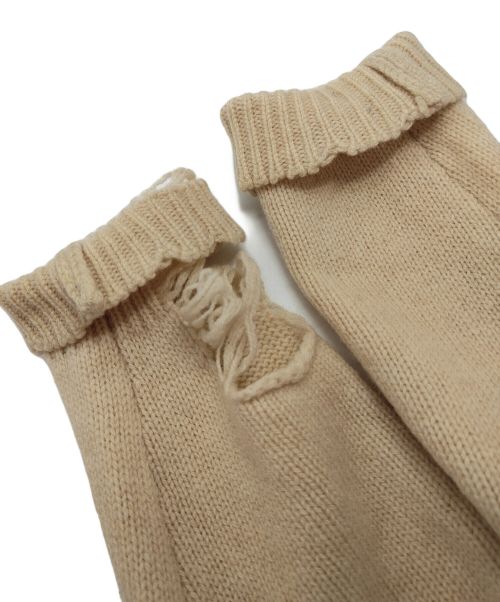 Maison Margiela（メゾンマルジェラ）Maison Margiela (メゾンマルジェラ) デストロイニット アイボリー サイズ:Sの古着・服飾アイテム