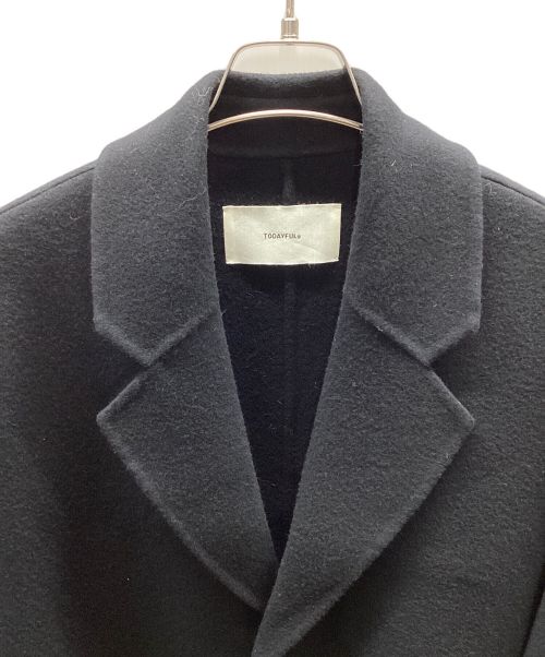 TODAYFUL（トゥデイフル）TODAYFUL (トゥデイフル) Merinowool Over Coat ブラック サイズ:38の古着・服飾アイテム
