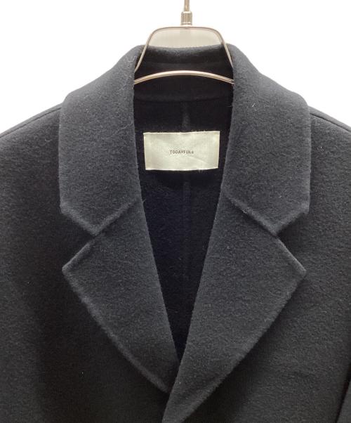TODAYFUL（トゥデイフル）TODAYFUL (トゥデイフル) Merinowool Over Coat ブラック サイズ:38の古着・服飾アイテム