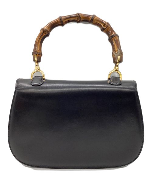 GUCCI（グッチ）GUCCI (グッチ) バンブー2wayショルダー ブラックの古着・服飾アイテム