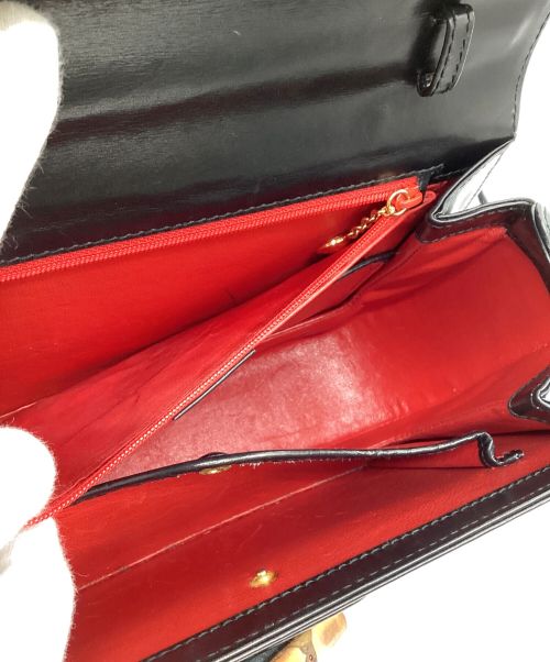 GUCCI（グッチ）GUCCI (グッチ) バンブー2wayショルダー ブラックの古着・服飾アイテム