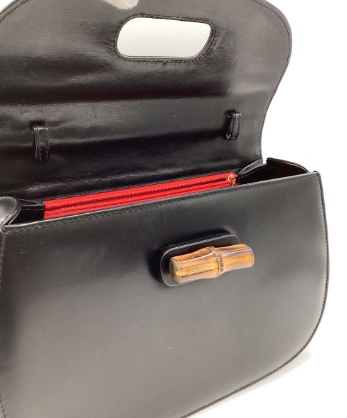 GUCCI（グッチ）GUCCI (グッチ) バンブー2wayショルダー ブラックの古着・服飾アイテム