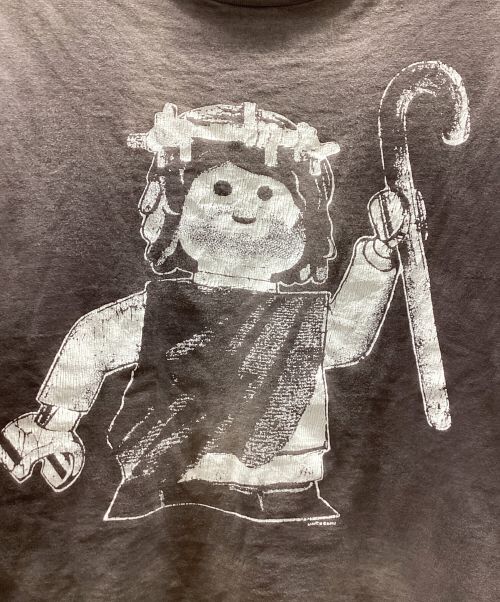 SAINT MICHAEL（セントマイケル）SAINT MICHAEL (セントマイケル) M×××××× T-SHIRT BLOCK グレー サイズ:Lの古着・服飾アイテム
