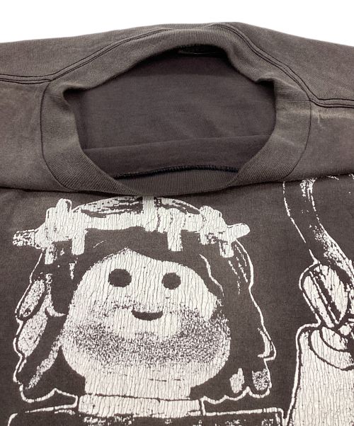 SAINT MICHAEL（セントマイケル）SAINT MICHAEL (セントマイケル) M×××××× T-SHIRT BLOCK グレー サイズ:Lの古着・服飾アイテム