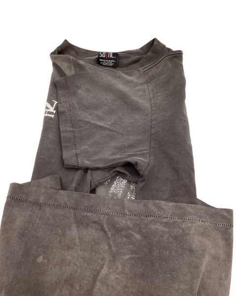 SAINT MICHAEL（セントマイケル）SAINT MICHAEL (セントマイケル) M×××××× T-SHIRT BLOCK グレー サイズ:Lの古着・服飾アイテム