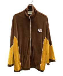 GUCCI（グッチ）の古着「シェニールキモノジャケット」｜ブラウン×イエロー