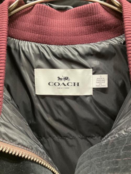 COACH（コーチ）COACH (コーチ) ダウンコート ボルドー サイズ:Sの古着・服飾アイテム