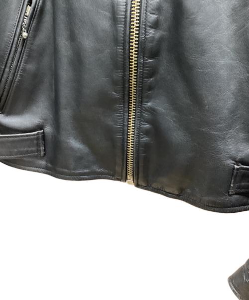 HARLEY-DAVIDSON（ハーレーダビッドソン）HARLEY-DAVIDSON (ハーレーダビッドソン) シングルライダースジャケット ブラック サイズ:Sの古着・服飾アイテム