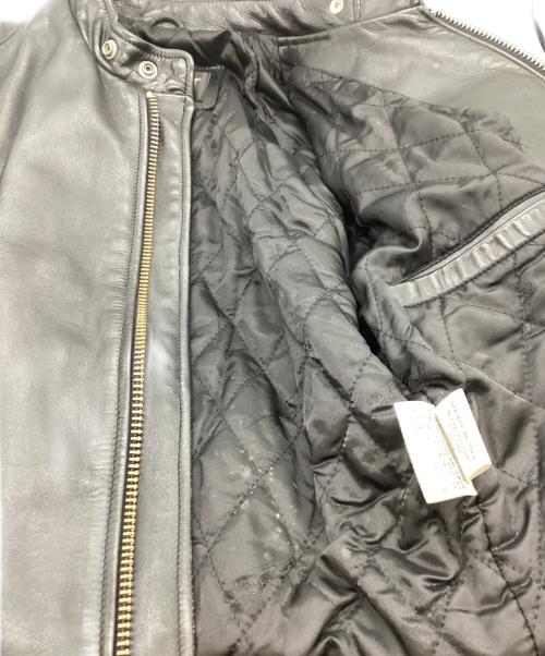 HARLEY-DAVIDSON（ハーレーダビッドソン）HARLEY-DAVIDSON (ハーレーダビッドソン) シングルライダースジャケット ブラック サイズ:Sの古着・服飾アイテム