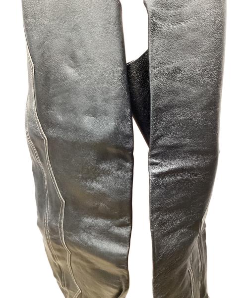 RON HORSE（ロンホース）RON HORSE (ロンホース) レザーチャップス ブラック サイズ:FREEの古着・服飾アイテム