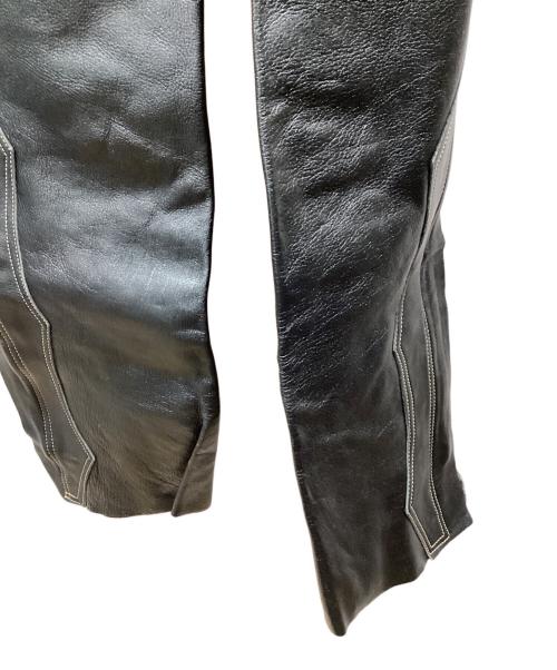 RON HORSE（ロンホース）RON HORSE (ロンホース) レザーチャップス ブラック サイズ:FREEの古着・服飾アイテム