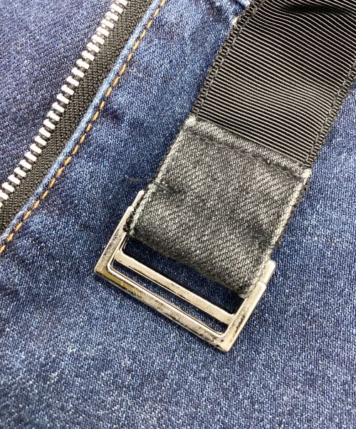 sacai（サカイ）sacai (サカイ) 再構築/ドッキングデニムパンツ インディゴ サイズ:1の古着・服飾アイテム