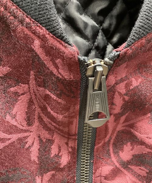 IROQUOIS（イロコイ）IROQUOIS (イロコイ) ブルゾン レッド×ブラック サイズ:Mの古着・服飾アイテム