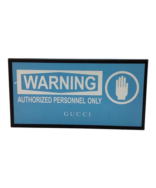 GUCCI（グッチ）GUCCI (グッチ) MLB (エムエルビー) ピッツバーグパイレーツマフラー ブラック×イエロー 未使用品の古着・服飾アイテム