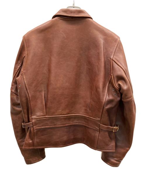 steerhide（ステアハイド）steerhide (ステアハイド) レザージャケット ブラウン サイズ:36の古着・服飾アイテム