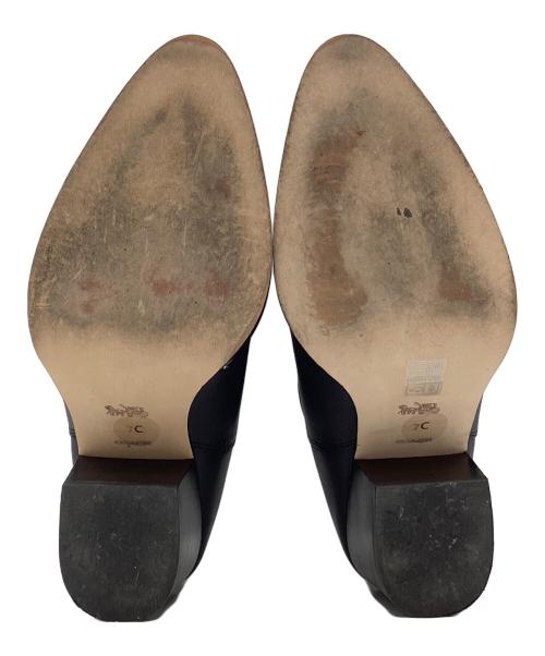 COACH（コーチ）COACH (コーチ) サイドゴアブーツ ブラック サイズ:24の古着・服飾アイテム