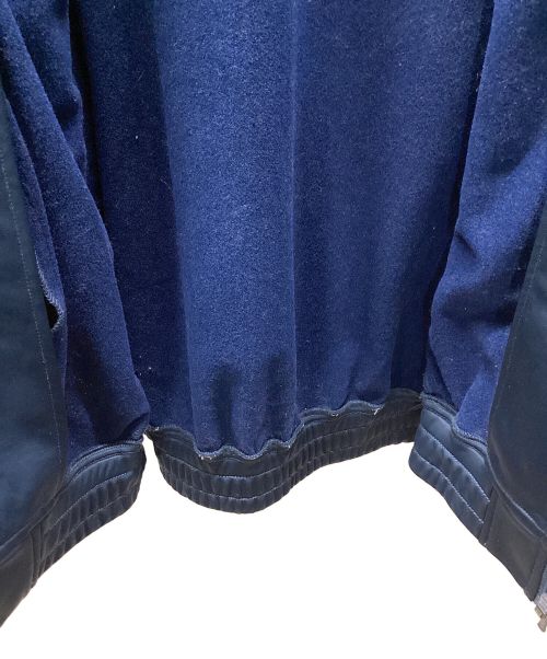 FreshService（フレッシュサービス）FreshService (フレッシュサービス) VINTAGE JERSEY BLOUSON ネイビー サイズ:Lの古着・服飾アイテム