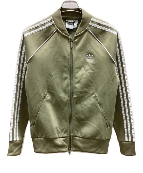 adidas Originals（アディダスオリジナル）adidas originals (アディダスオリジナル) Super Star SST Track Jacket（スーパースターＳＳＴトラックジャケット） カーキ サイズ:Mの古着・服飾アイテム