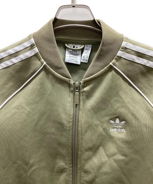 adidas Originals（アディダスオリジナル）adidas originals (アディダスオリジナル) Super Star SST Track Jacket（スーパースターＳＳＴトラックジャケット） カーキ サイズ:Mの古着・服飾アイテム